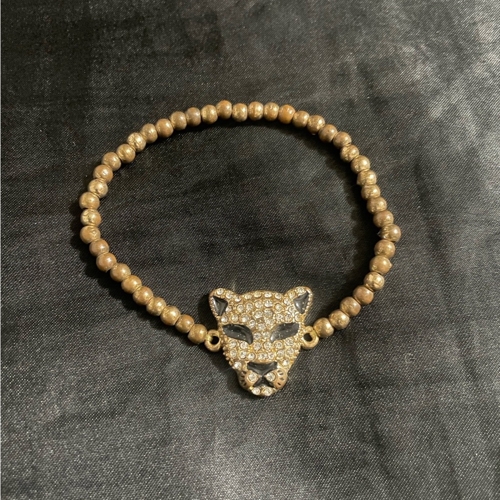 Gold cheetah bracelet — 2 for $8 or 3 for $10
